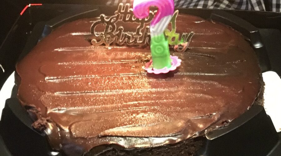 台湾の誕生日ケーキに使うロウソクはハテナマーク？？？